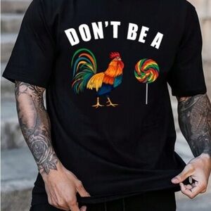 SHEIN “DONT BE A” Black Short Sleeve Graphic Tee (NWOT)